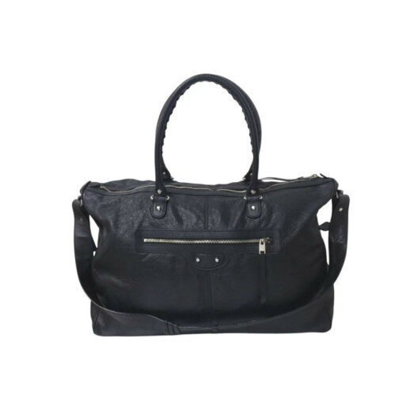 Balenciaga Weekender Bag Black Lambskin - Picture 1 of 9